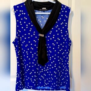 Adrienne Vittadini Blue Top